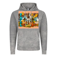 Cloud Rock fall with baby goat Vintage Hoodie - LillyAllenDesigns