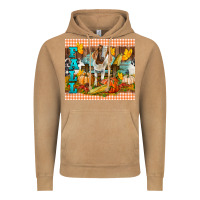 Vintage Camel fall with baby goat Vintage Hoodie - LillyAllenDesigns