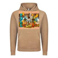 Vintage Coffee fall with baby goat Vintage Hoodie - LillyAllenDesigns