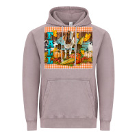 Vintage Zinc fall with baby goat Vintage Hoodie - LillyAllenDesigns
