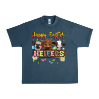 Midnight Navy happy easter heifers Urban Heavy Tee - Artiststas