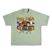 Oil Green happy easter heifers Urban Heavy Tee - Artiststas