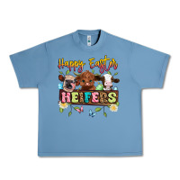 Pebble Blue happy easter heifers Urban Heavy Tee - Artiststas
