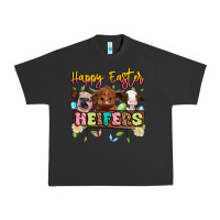 Pigment Black happy easter heifers Urban Heavy Tee - Artiststas