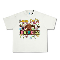 Pistachio happy easter heifers Urban Heavy Tee - Artiststas