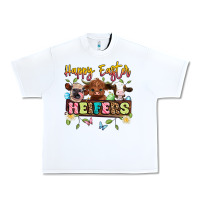 White happy easter heifers Urban Heavy Tee - Artiststas