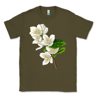 Army Green Mock Oranges Classic Tee - LillyAllenDesigns