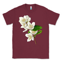 Burgundy Mock Oranges Classic Tee - LillyAllenDesigns