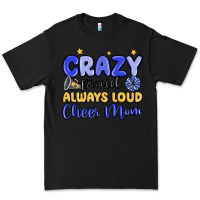 Black crazy proud always loud cheer mom Premium Tee - MaliasSmallBusiness