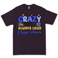 Plum crazy proud always loud cheer mom Premium Tee - MaliasSmallBusiness