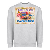 Heather Grey read book Heavyweight Sweatshirt - TumblerDesignByShophia