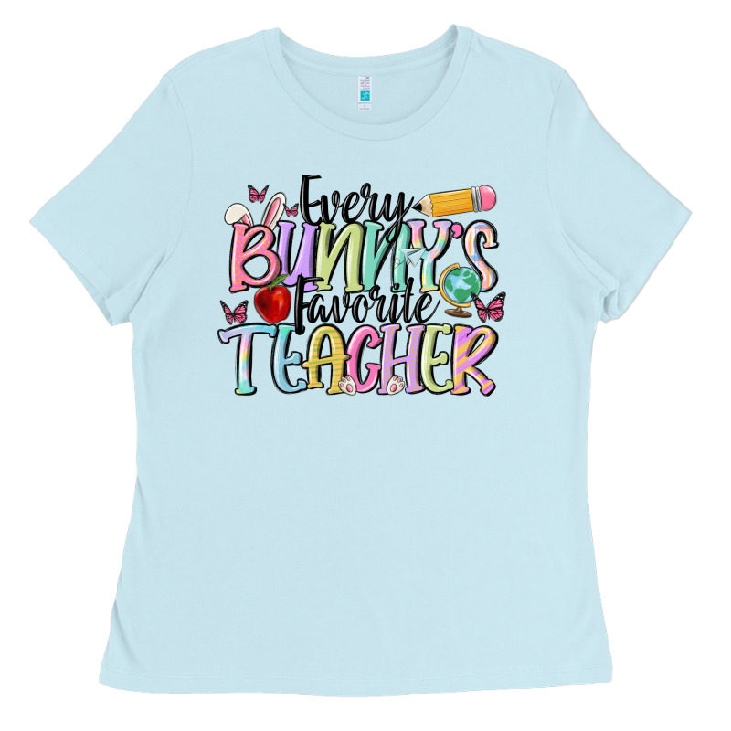 Every Bunnys Favorite Teacher Ladies Tee by MaliasSmallBusiness | Teevron