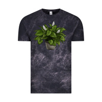 Cloud Black Peace Lily Vintage Tee - LillyAllenDesigns