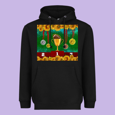 American Football Trophy Cup And Medal Tumbler Heavyweight Hoodie Designed By Bundleandbundleshop