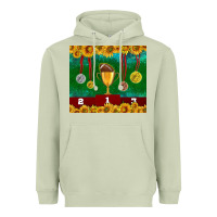 Matcha american football trophy cup and medal tumbler Heavyweight Hoodie - BundleAndBundleShop