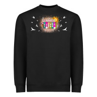 Black summer vibes with birds Heavyweight Sweatshirt - TumblerDesignByShophia