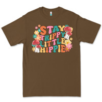 Cacao stay trippy little hippie Premium Tee - MaliasSmallBusiness