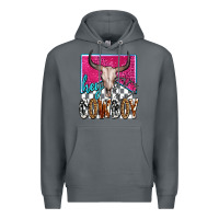Rock western hey cowboy Premium Hoodie - OliviaCreatesArt