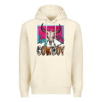 Sandshell western hey cowboy Premium Hoodie - OliviaCreatesArt