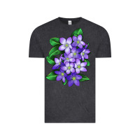 Vintage Black Mayflower Plant Illustrations Vintage Tee - LillyAllenDesigns