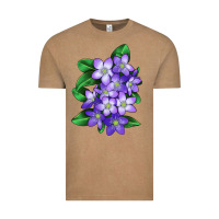 Vintage Coffee Mayflower Plant Illustrations Vintage Tee - LillyAllenDesigns