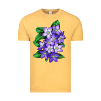 Vintage Mustard Mayflower Plant Illustrations Vintage Tee - LillyAllenDesigns