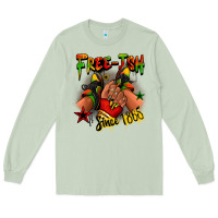Matcha Free-ish since 1865 Juneteenth black girl sneakers Long Sleeve Tee - RanaPortraitStore