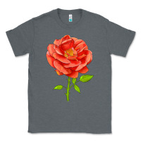 Charcoal Heather All A Twitter Rose Classic Tee - LillyAllenDesigns
