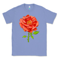 Colony Blue All A Twitter Rose Classic Tee - LillyAllenDesigns