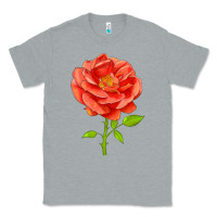 Heather Grey All A Twitter Rose Classic Tee - LillyAllenDesigns