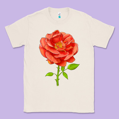 All A Twitter Rose Classic Tee Designed By Lillyallendesigns