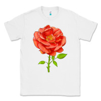 White All A Twitter Rose Classic Tee - LillyAllenDesigns