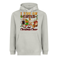 Moon Dust i run on coffee and christmas cheer Heavyweight Hoodie - FaDigitalArtStudio