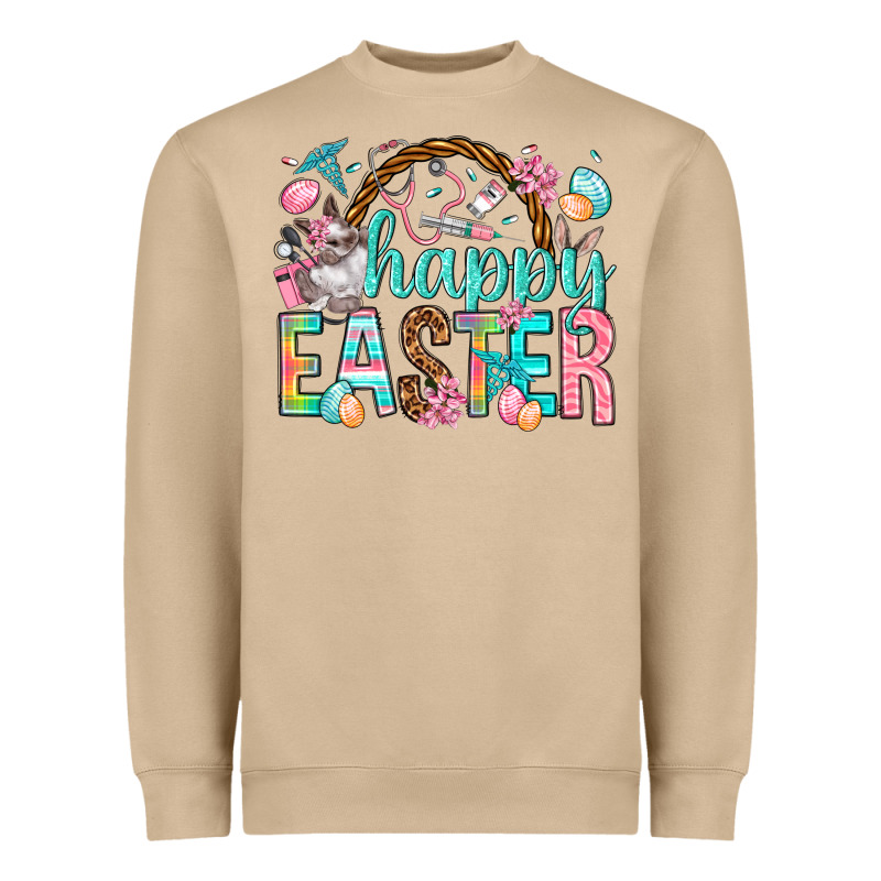 Happy Easter Nurse Easter Day Heavyweight Sweatshirt by HowdyJamesFarm | Teevron