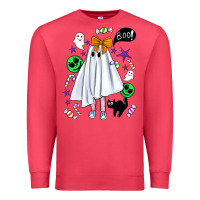 Cardinal cute ghost halloween Premium Sweatshirt - BundleAndBundleShop