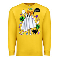 Lemon cute ghost halloween Premium Sweatshirt - BundleAndBundleShop