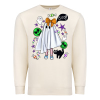 Sandshell cute ghost halloween Premium Sweatshirt - BundleAndBundleShop