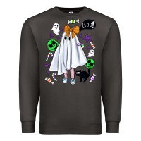 Smoke cute ghost halloween Premium Sweatshirt - BundleAndBundleShop