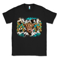 Black highland cow mom Classic Tee - JahusDesignShop