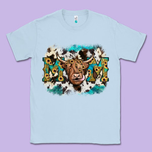 Highland Cow Mom Classic Tee Designed By Jahusdesignshop
