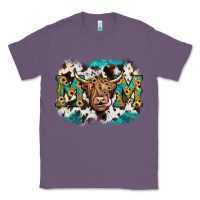 Lavender highland cow mom Classic Tee - JahusDesignShop