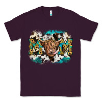 Plum highland cow mom Classic Tee - JahusDesignShop