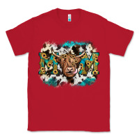 Red highland cow mom Classic Tee - JahusDesignShop