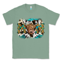 Sage highland cow mom Classic Tee - JahusDesignShop