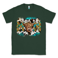 Sports Green highland cow mom Classic Tee - JahusDesignShop