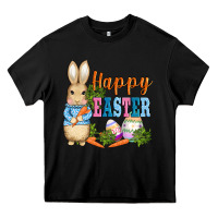 Black easter bunny egg and carrots Heavy Core Tee - AdoDesignShop