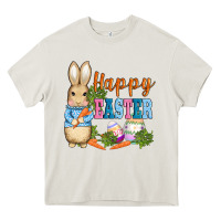 Cream easter bunny egg and carrots Heavy Core Tee - AdoDesignShop