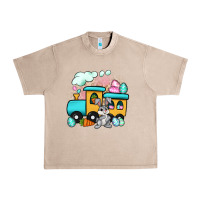 French Oak easter train Urban Heavy Tee - Artiststas