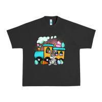 Pigment Black easter train Urban Heavy Tee - Artiststas