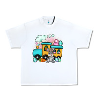 White easter train Urban Heavy Tee - Artiststas